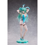 Figurine Green Twin Tail Bunny-chan 1/4 Fishnet | Mania-Figurine