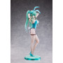 Figurine Green Twin Tail Bunny-chan 1/4 Fishnet | Mania-Figurine