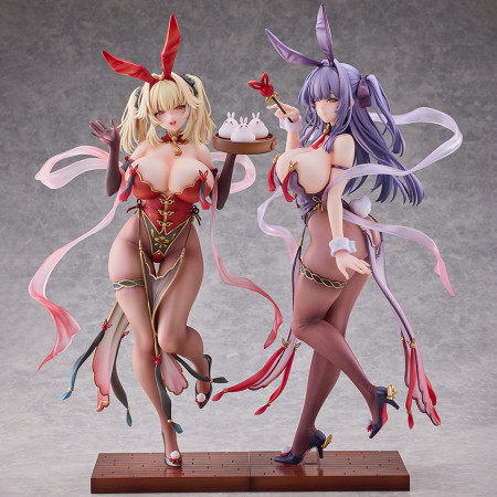 Figurine Yuri & Stella 1/4 Cheongsam Bunny | Mania-Figurine