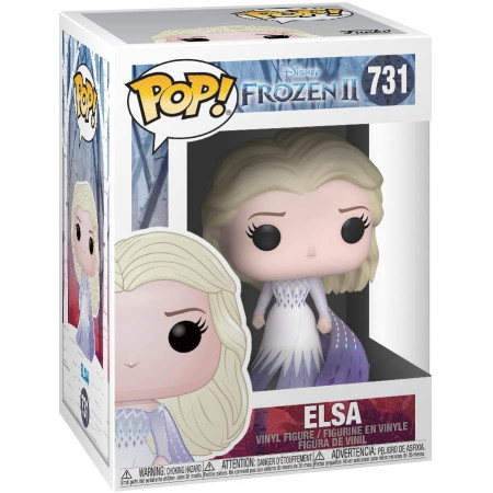 Funko Pop Elsa Épilogue - Figurine La Reine des Neiges 2 Collection Disney Frozen Robe Blanche N°732 Finale Exclusive