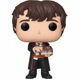 Funko- Pop Harry Potter-Neville w/Monster Book Figurine de Collection, 48068, Multicoleur, Standard