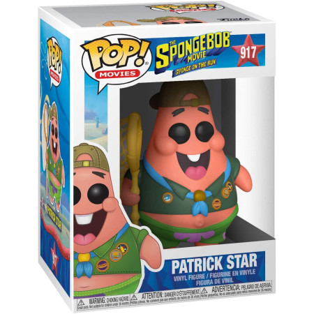 Funko POP Patrick Camping | Figurine Bob l'Éponge | Patrick en Tenue de Camping