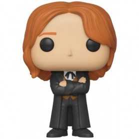 Funko- Pop Figurine en Vinyle Harry Potter-Fred Weasley (Yule) Collection, 42842, Multicolore, Taille Unique