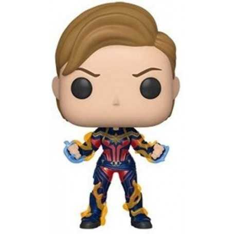 Funko- Pop Endgame-Captain Marvel w/New Hair Collectible Toy, 45143, Multicolour