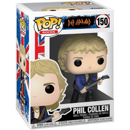 Funko- Pop Rocks-Def Leppard-Phil Collen Collectible Toy, 40132, Multicolour