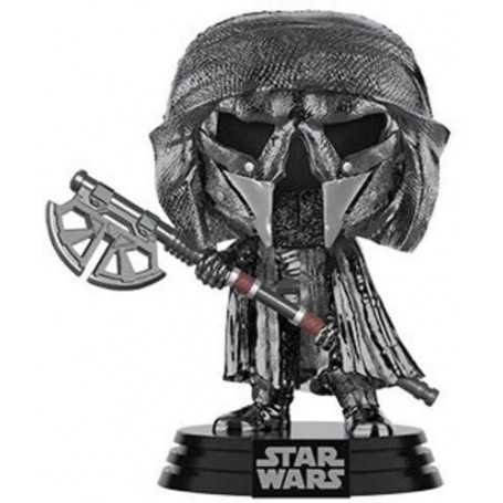 Funko- Pop Star Wars The Rise of Skywalker-KOR Blaster (Hematite Chrome) Figurine de Collection, 47251, Multicolore