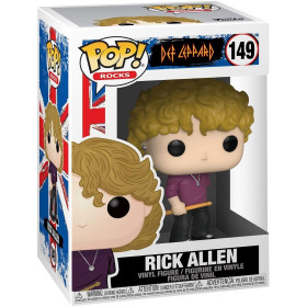Funko Pop Rick Allen Def Leppard 40127 - Figurine Rock Collection Batteur