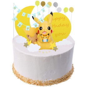 Kit Décoration Gâteau Pikachu | Cake Topper Pokémon Anniversaire