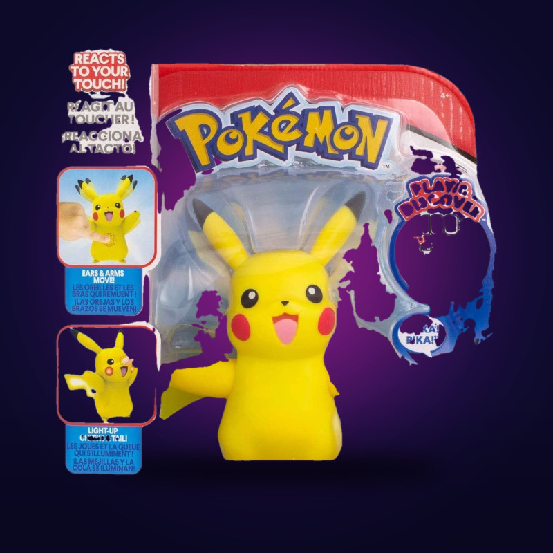 Bandai Pokémon-My Partner Pikachu-Jeu électronique interactif, WT97759