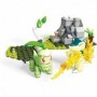 Mega Construx Pokemon Combat Germignon contre Héricendre, jeu de construction, 129 pièces, pour enfant dès 6 ans, FVK69