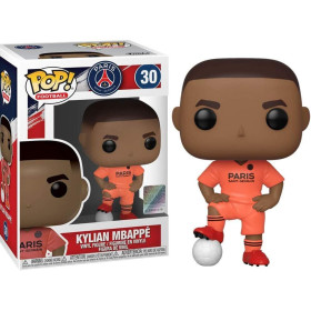 Figurine Funko POP Kylian Mbappé | PSG Maillot Extérieur