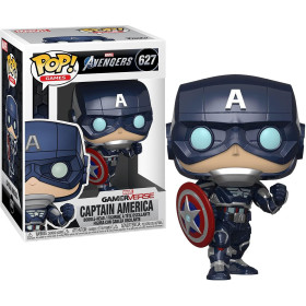 Funko POP Captain America Stark Tech Suit | Marvel's Avengers Game