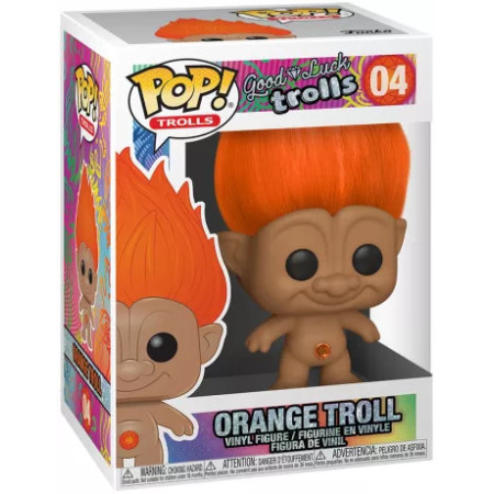 Funko POP Troll Orange Classique | Figurine Rétro 44606 | Edition Nostalgie